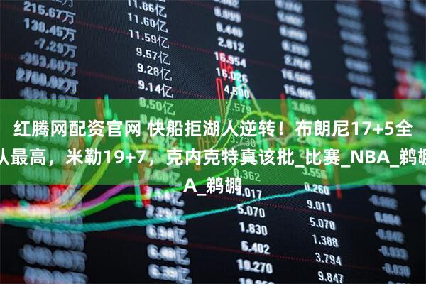 红腾网配资官网 快船拒湖人逆转！布朗尼17+5全队最高，米勒19+7，克内克特真该批_比赛_NBA_鹈鹕